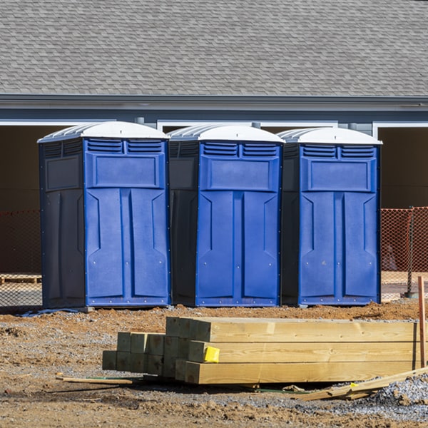 are there any restrictions on what items can be disposed of in the porta potties in Sloan